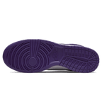 Nike Dunk Low Court Purple trainers sole detail