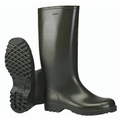 Nora Anton Unlined Wellington Boots Black / Green