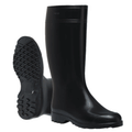 Nora Antonia Unlined Womens Wellington Boots Black / Green