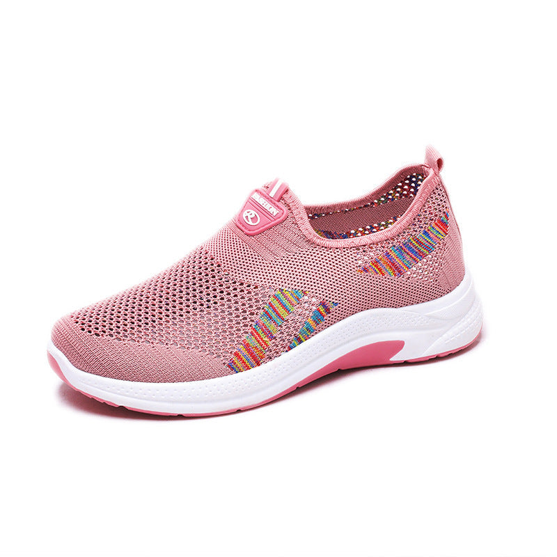 Womens Breathable Mesh Lightweight Round Toe Trainers