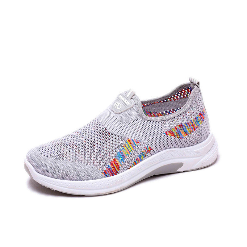 Womens Breathable Mesh Lightweight Round Toe Trainers