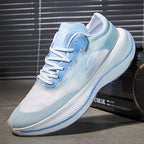 Unisex Breathable Mesh Lightweight Low Top Lace Up Running Trainers