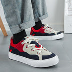 Unisex Canvas Lace Up Round Toe Trainers