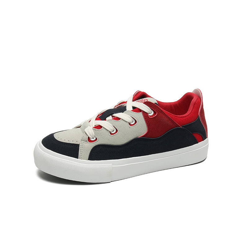 Unisex Canvas Lace Up Round Toe Trainers