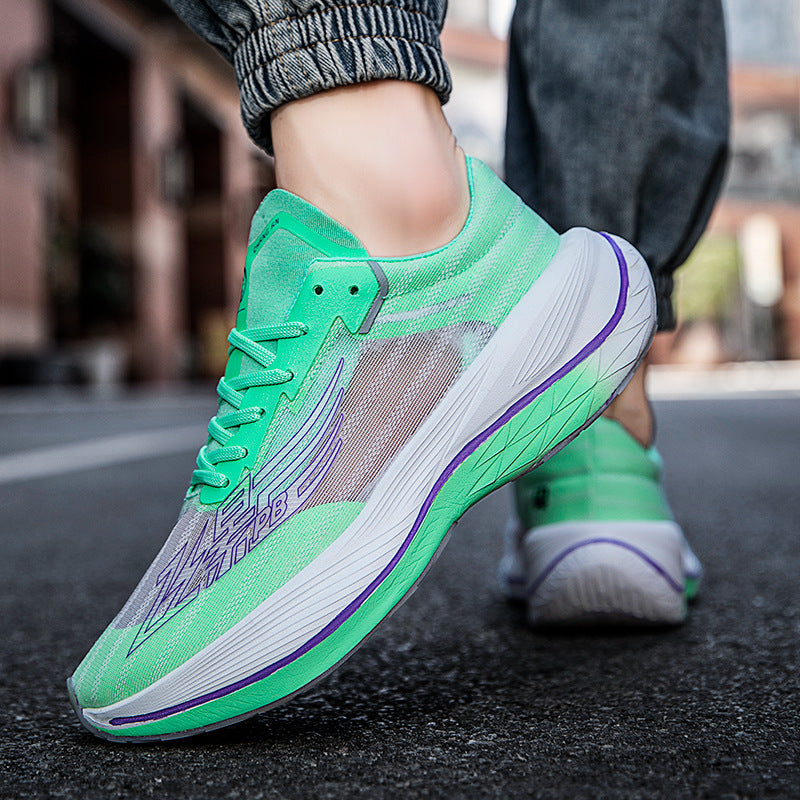 Unisex Breathable Mesh Lightweight Low Top Lace Up Running Trainers