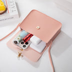 Womens Pearl Pendant Small Square Bag