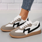 Womens Leather Breathable Height Increasing Platform Black Trainers