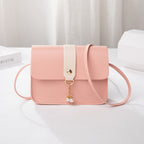 Womens Pearl Pendant Small Square Bag