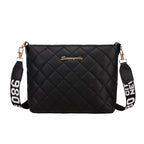 Lingge Embroidered Small Chain Crossbody Bag