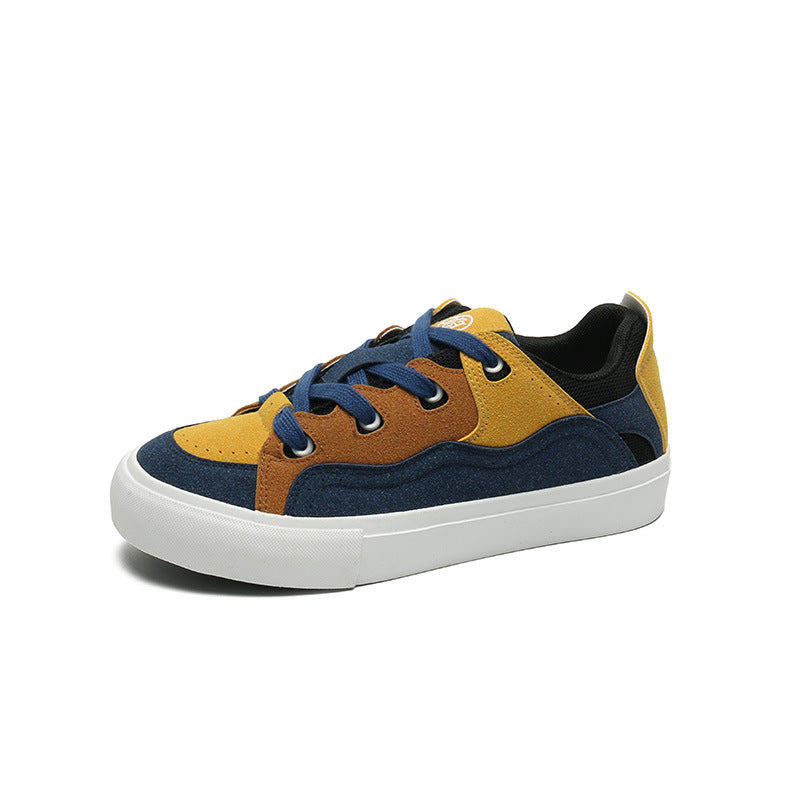 Unisex Canvas Lace Up Round Toe Trainers