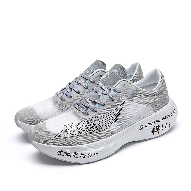 Unisex Breathable Mesh Lightweight Low Top Lace Up Running Trainers