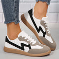 Womens Leather Breathable Height Increasing Platform Black Trainers
