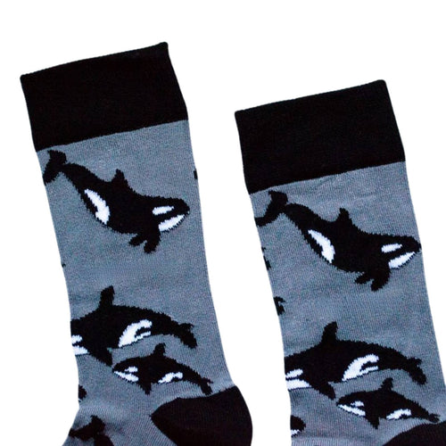 Bare Kind Save the Orcas Bamboo Socks