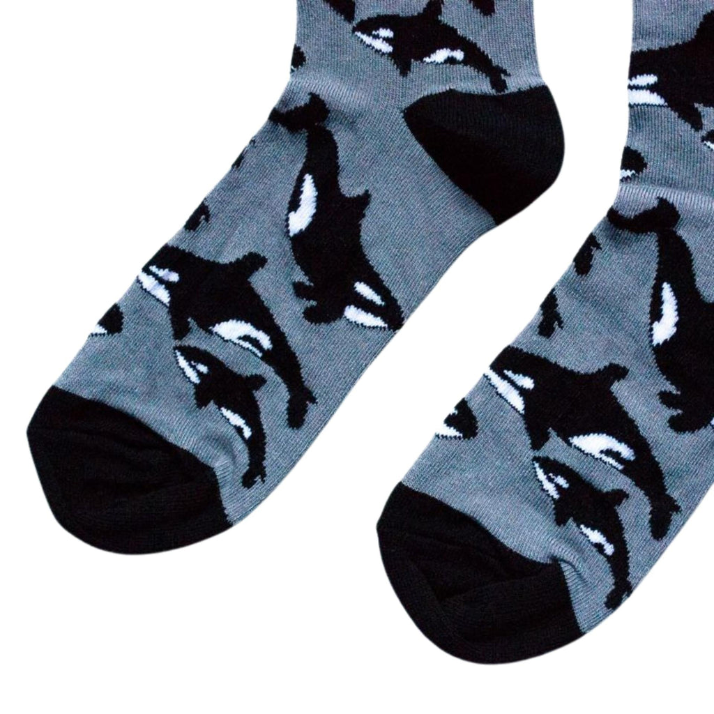 Bare Kind Save the Orcas Bamboo Socks