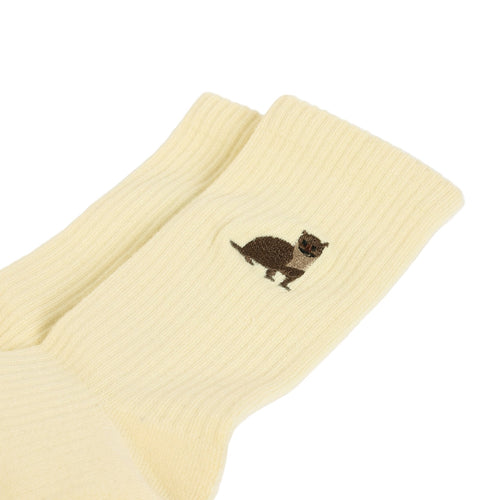 Bare Kind Save the Otter Ribbed Bamboo Socks