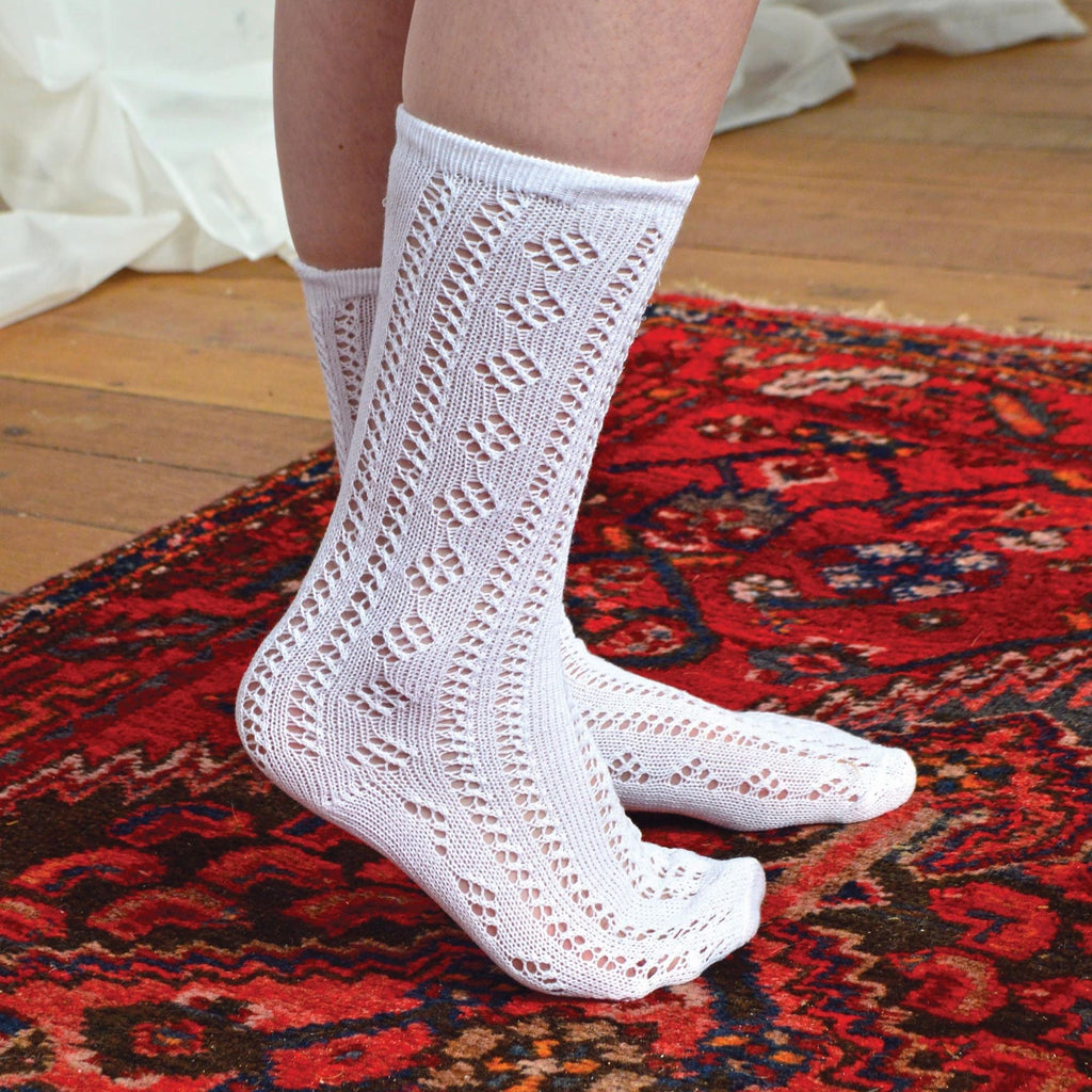 Sock Snob 12 Pair Soft Cotton Rich Knee High White Uniform Kids Socks for School