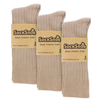 Sock Snob Mens Plain Coloured Cotton Rich Ribbed Dress Socks