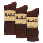 Sock Snob Mens Plain Coloured Cotton Rich Ribbed Dress Socks