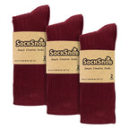 Sock Snob Mens Plain Coloured Cotton Rich Ribbed Dress Socks
