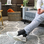 Sock Snob Mens Plain Coloured Cotton Rich Ribbed Dress Socks