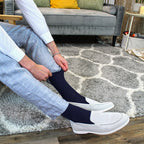 Sock Snob Mens Plain Coloured Cotton Rich Ribbed Dress Socks