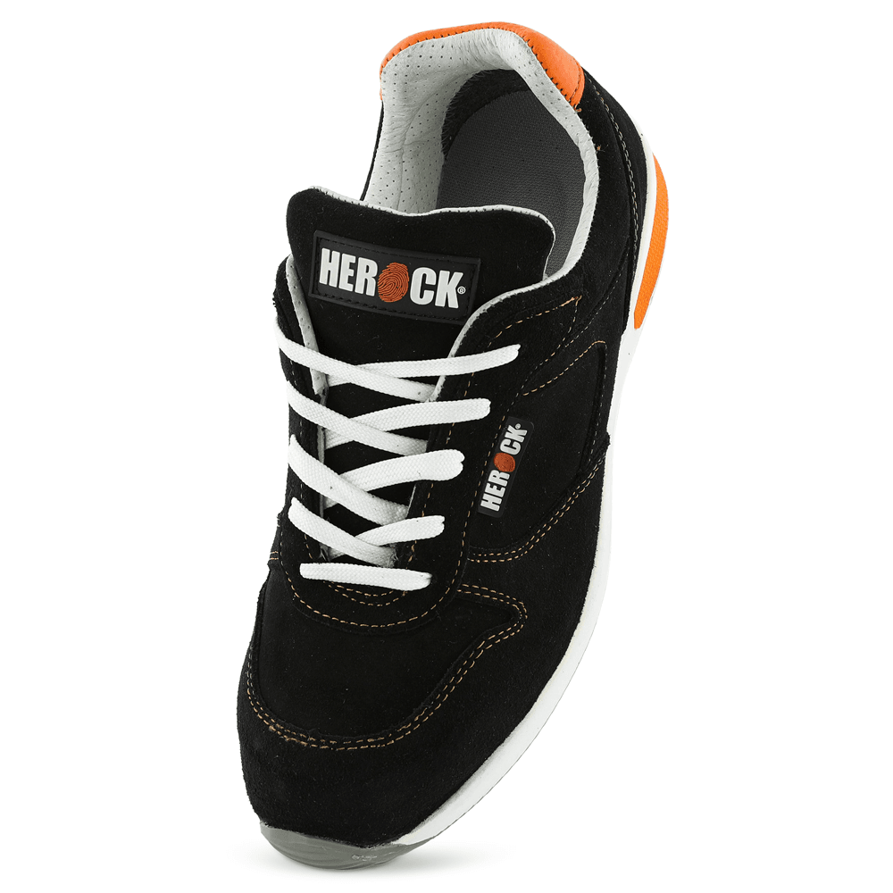 Herock Spartacus Composite S1P Toe Cap Safety Trainers Black
