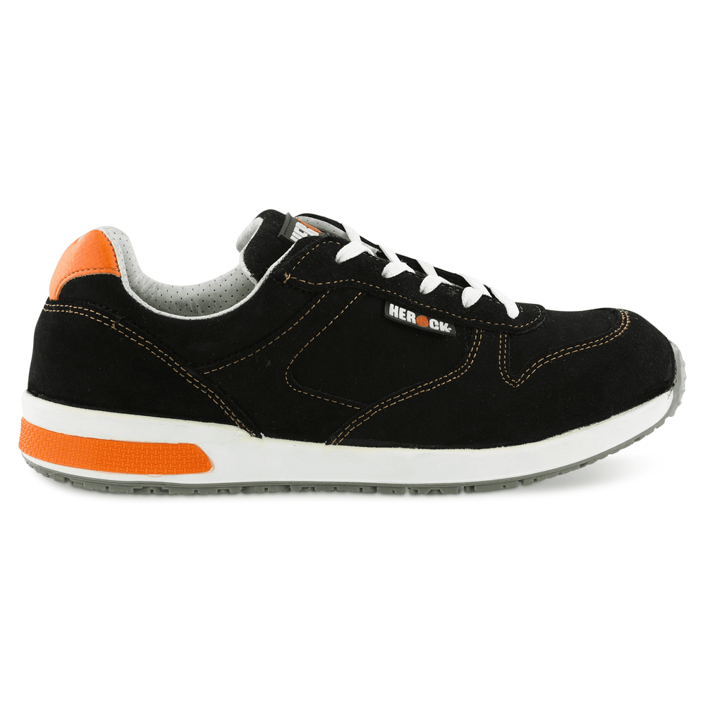 Herock Spartacus Composite S1P Toe Cap Safety Trainers Black