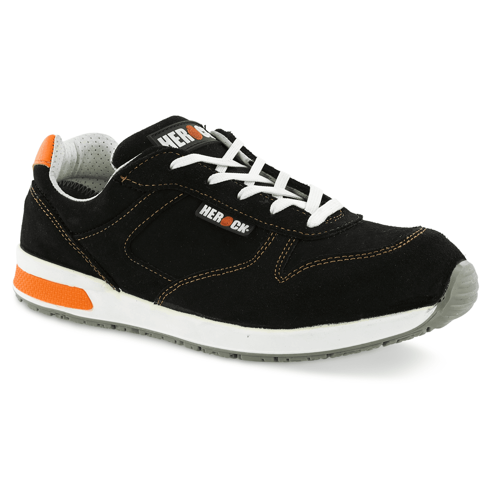 Herock Spartacus Composite S1P Toe Cap Safety Trainers Black