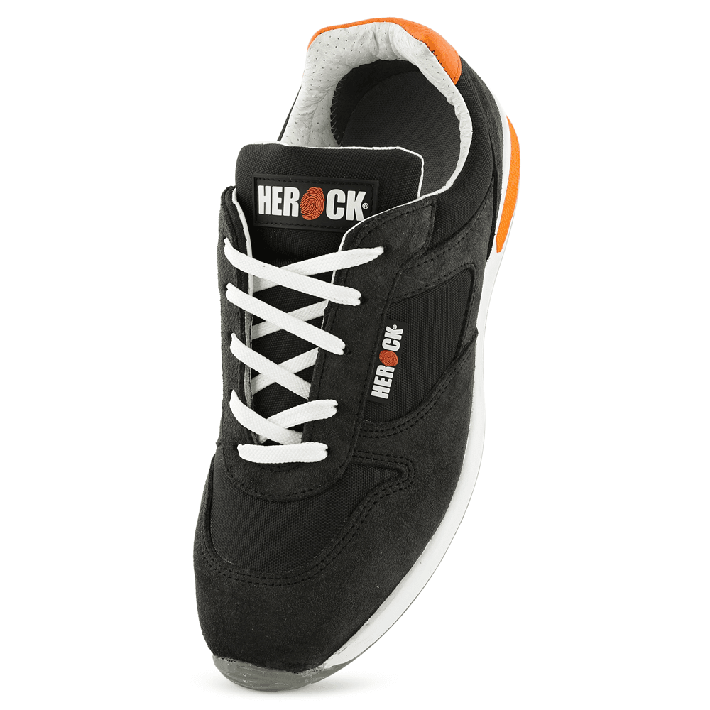 Herock Gannicus S1P Steel Toe Cap Safety Trainers Grey