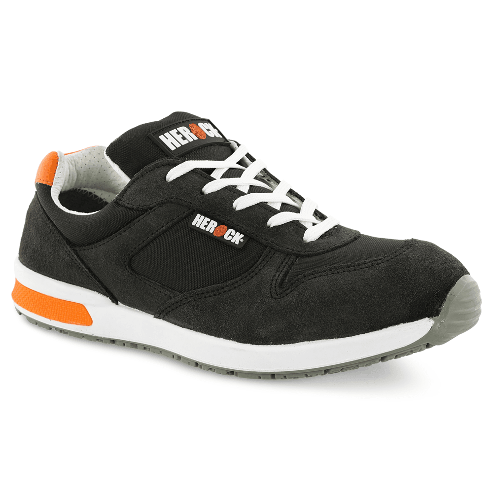 Herock Gannicus S1P Steel Toe Cap Safety Trainers Grey