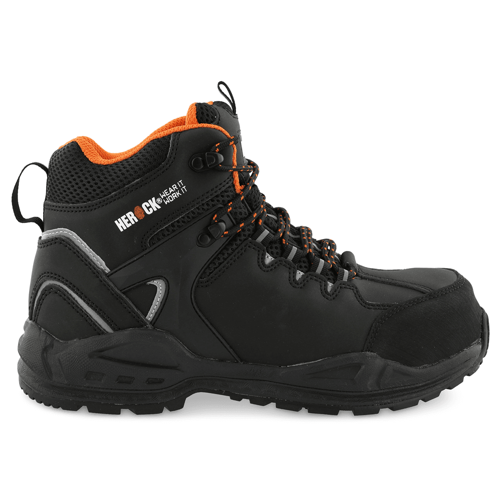 Herock Gigantes Composite S3 Water Repellent Safety Boots Black