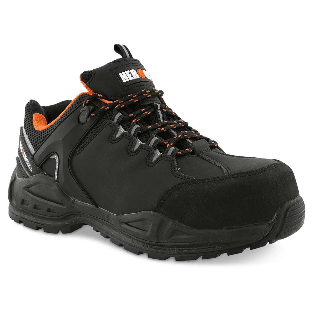 Herock Gigantes Composite S3 Water Repellent Safety Shoes Black