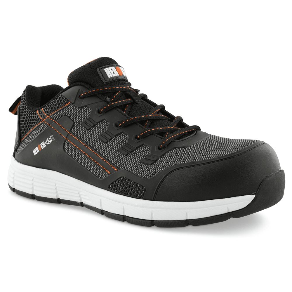Herock Davos S1P Composite Antistatic Safety Trainers Black