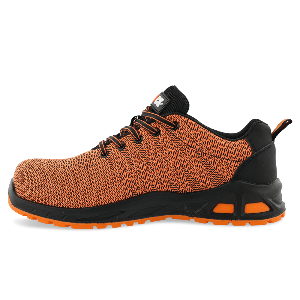 Herock Titus S1P Lightweight Safety Trainers Anthracite / Orange