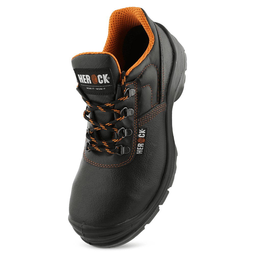 Herock Primus S3 Composite Steel Toe Cap Safety Shoes Black