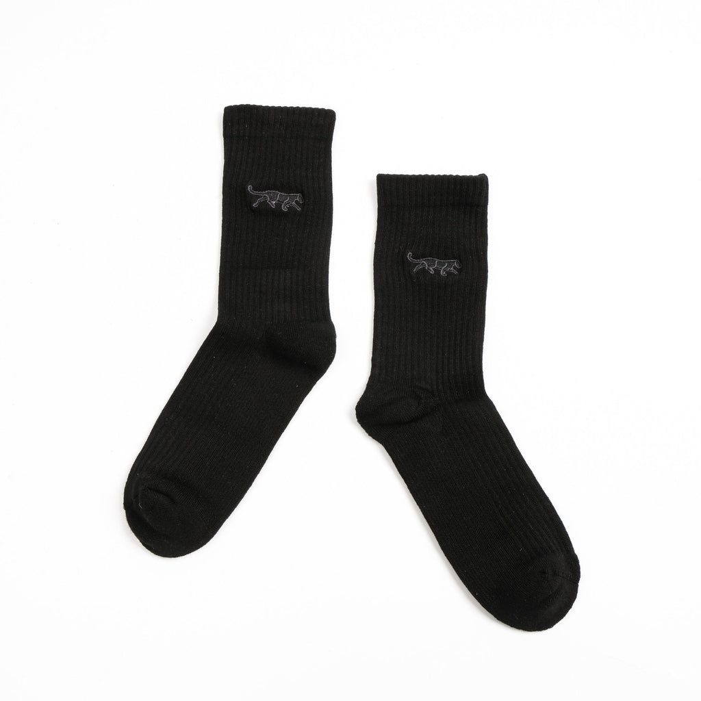 Bare Kind Save the Black Panthers Ribbed Bamboo Socks