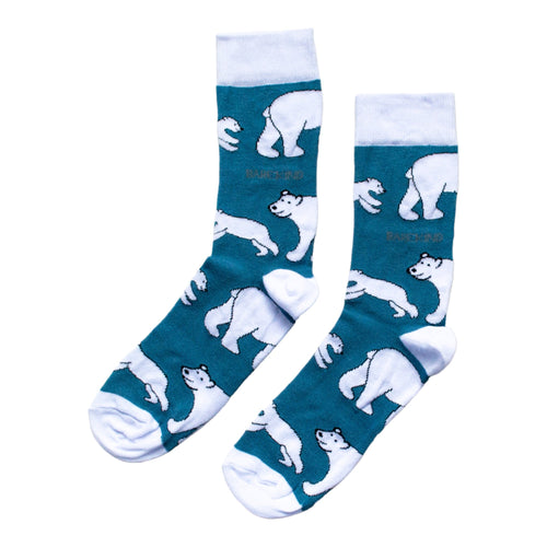 Bare Kind Save the Polar Bears Bamboo Socks