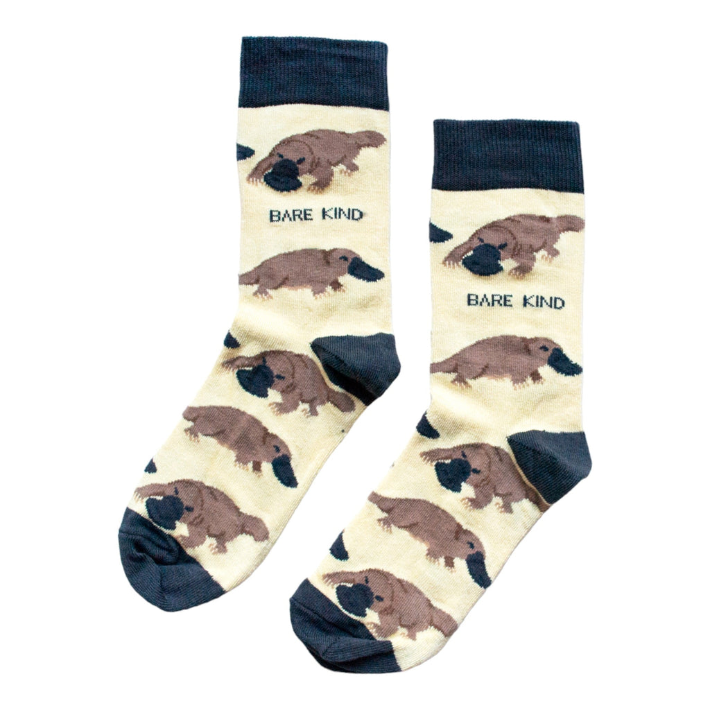 Bare Kind Save the Platypus Bamboo Socks