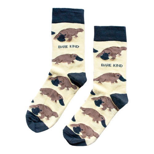 Bare Kind Save the Platypus Bamboo Socks