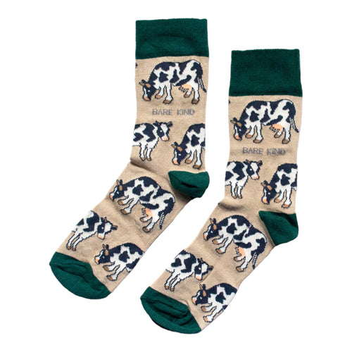 Bare Kind Save the Cows Bamboo Socks