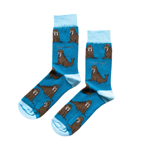 Bare Kind Save the Walrus Bamboo Socks