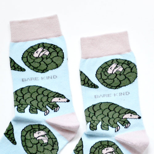 Bare Kind Save the Pangolins Bamboo Socks