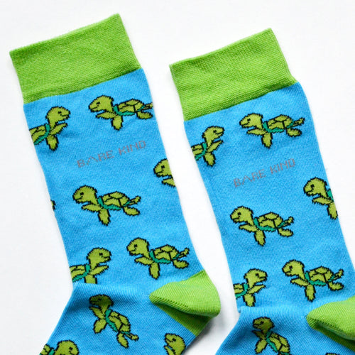Bare Kind Save the Turtles Bamboo Socks