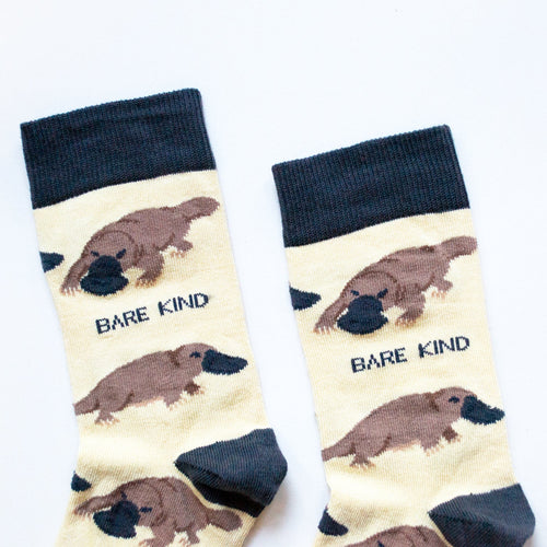 Bare Kind Save the Platypus Bamboo Socks