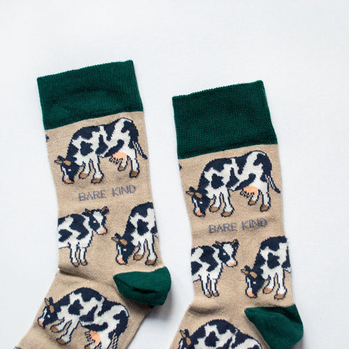 Bare Kind Save the Cows Bamboo Socks
