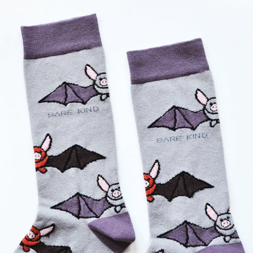 Bare Kind Save the Bats Bamboo Socks