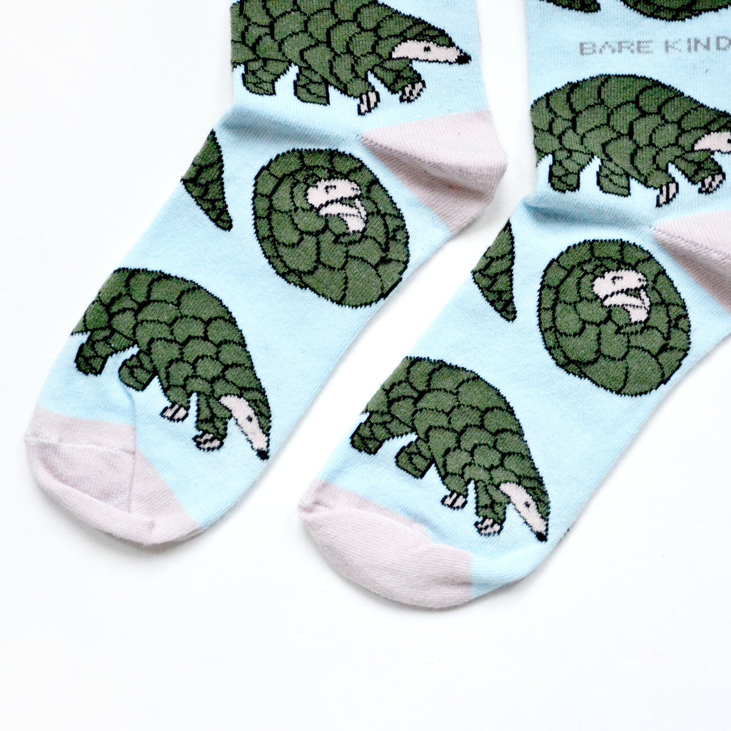 Bare Kind Save the Pangolins Bamboo Socks
