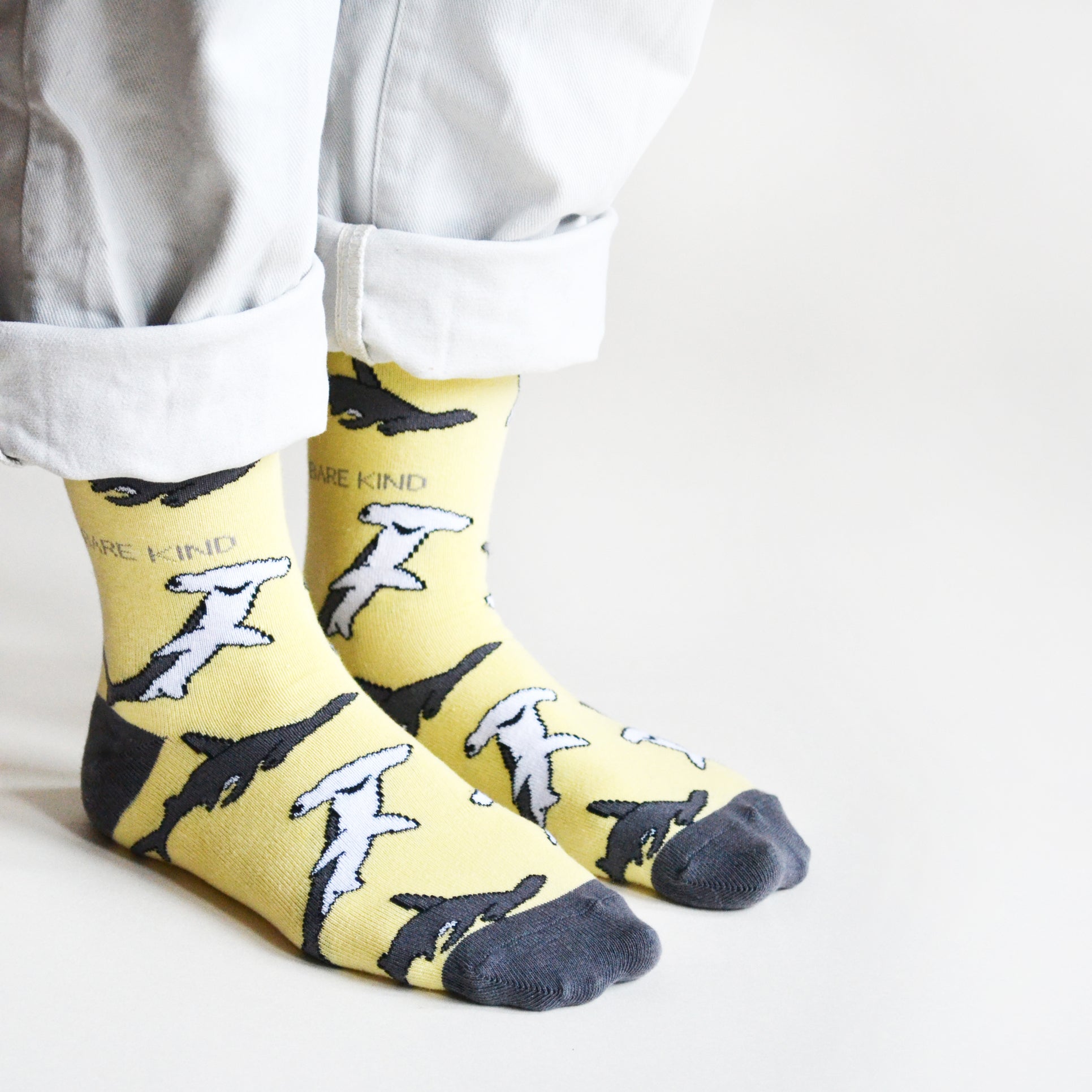 Bare Kind Save the Sharks Bamboo Socks