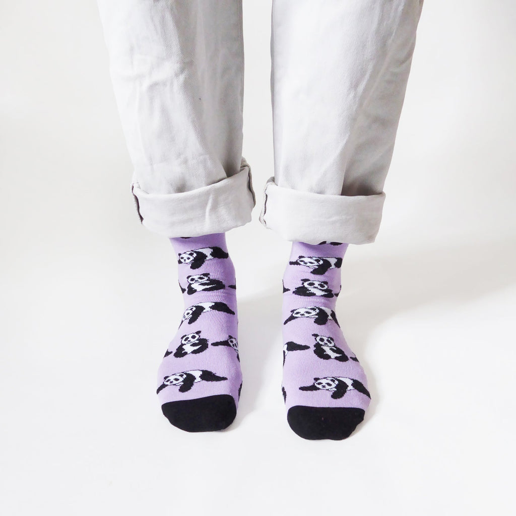Bare Kind Save the Pandas Bamboo Socks