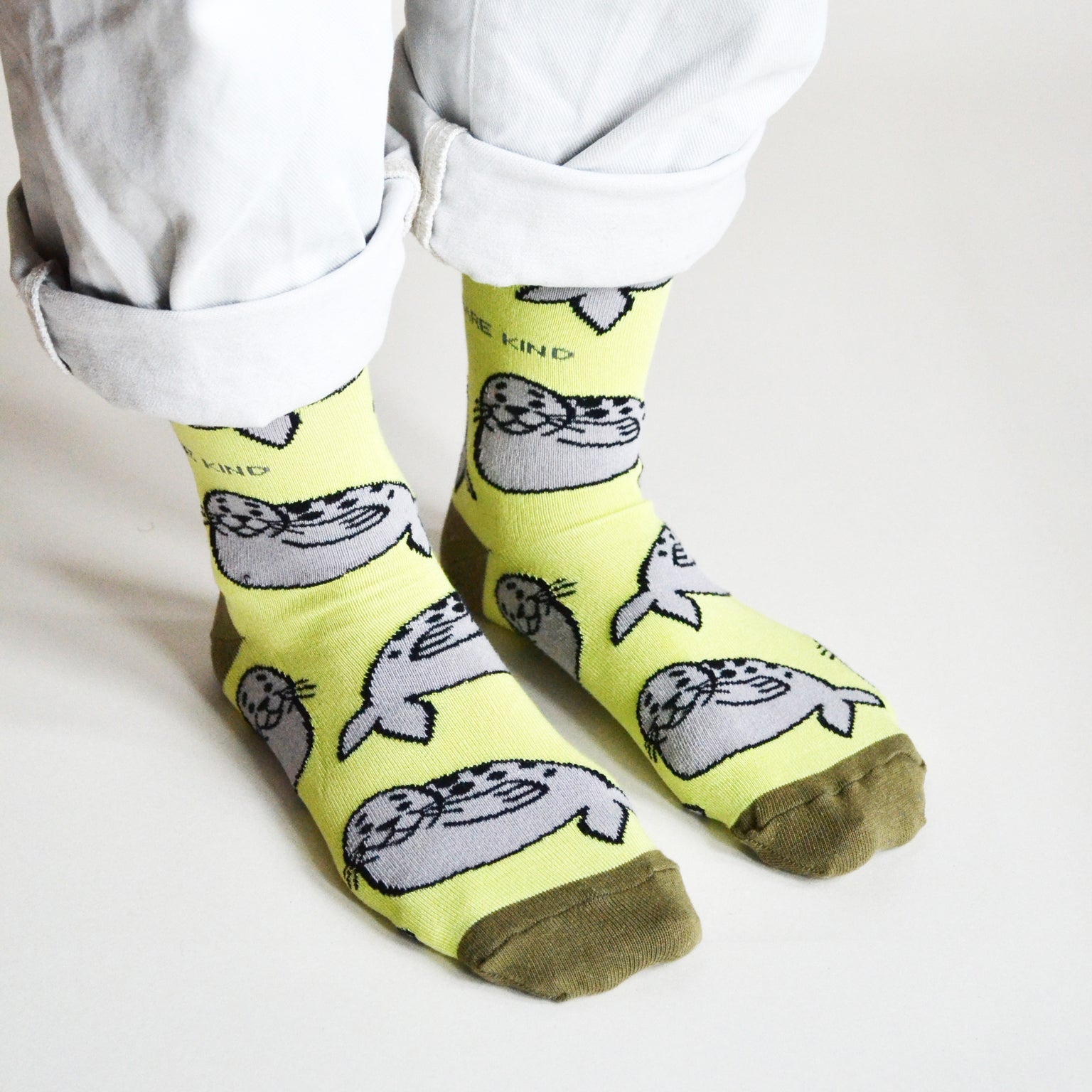 Bare Kind Save the Seals Bamboo Socks